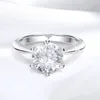 Smyoue GRA Certyfikowane 15CT Ring VVS1 Lab Diamond Solitaire for Women zaręczyny Obietnica Wedding Bejdia 240112