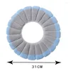 Bath Accessory Set 1 Piece Of Toilet Seat Cushion Knitted And Thickened Washable Cover Household Cartoon Ring