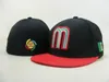 Ball Caps Meksyk Narodowy Drużyny wyposażone w drużyny Hats Snapback Baseball Baseball Football Hat Hip Hop Sports Fashion