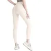 Moda Yoga Outfit Allinea Leggings Donna Pantaloncini Pantaloni corti Lady Sport Yoga Pantaloni da donna Esercizio Fitness Wear Ragazze Running Leggings Palestra Slim Fit Allinea Pantaloni