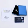 IOGOU Simple Water Drop Hoops Earrings Certificate D020CT Genuine 925 Silver Jewelry for Women Gift Korean Fashion 240112