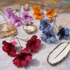 Factory direct artificial flowers 3 hibiscus flowers wedding decoration auditorium photography indoor hotel furnishings Y-