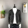 Men's cardigan sweater spring and autumn celebrity long sleeved jacket knitted sweater men's jacket fashion brand business person 240113