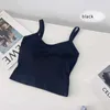 Canotte da donna Camis Crop Top Donna Top senza maniche sexy Moda Intimo femminile Canotta da donna Ragazza T-shirt basic Gilet Lingerie Reggiseni Tubo Hotephemeralew