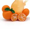 Aimants pour réfrigérateur verre imitation bouteille de jus d'orange bâton de réfrigérateur décoration de cuisine 3d fruit orange collection mignonne réfrigérateur magnetvaiduryd