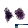 Hantverksverktyg Natural Amethyst Quartz Crystal Cluster Healing Stones Prov Hemdekoration Hantverk Piedras Natures Y Minerales släpper DH9VG