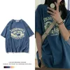 INS Trendy Design Gefühl Nische Große Größe Kurzarm T-shirt frauen Sommer Koreanische Sle Lose Oversize Retro Halbe Hülse top