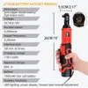 Hormy 3/8 Inch Cordless Electric Wrench 65Nm Right Angle Ratchet Wrenches 18V Rechargeable Car Repair Tool Set Angle Wrench 240112