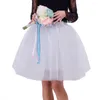 Skirts Party Dresses Women Summer Vintage Tulle Skirt Adult Fancy Ballet Dancewear Costume Ball Gown Mini 3 Layer Princess