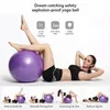 Palline fitness in PVC Palla yoga addensata antideflagrante Esercizio Palestra di casa Attrezzatura per pilates Equilibrio 45 cm 55 cm 65 cm 75 cm 85 cm 240112