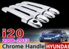 Ensemble de garniture de poignée de porte chromée, pour Hyundai i20 2008 2013 PB 2009 2010 2011 2012, accessoires de voiture, autocollants, Stylin7534472