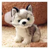 Pour chien P Ins Simation Husky Doll Stuff Animal et jouet Little Er Ha Petite taille Mode Cadeau de Noël Hy Wy Drop Livraison Dhnqj