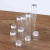 24pcs/lot 10ml 15ml 20ml 25ml 30ml 40ml 50ml 60ml 80ml 100ml Glass Bottles Jars with Aluminum Lids for Wedding Favors Art Crafts 240113