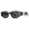 Tasarımcı Güneş Gözlüğü 76003 Yeni Moda Elmas Kadın Güneş Gözlüğü Güzellik Başı Hip Hop Güneş Gözlüğü Egq8