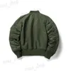 NASA herrkvinnor flygjackor unisex vinterrock militär taktisk manlig armé ma-1 bomber jacka baseball varsity college pilot flygvapen 715