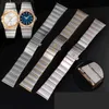 Bracelet de montre en acier, 17/23/25mm, Omega, Double aigle, Constellation, accessoires pour hommes et femmes