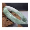 Jade Green Gemstone Vintage Armband Bangle Charm Pure Natural Armband Wedding Present For Drop Delivery Otnd8