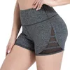 Kvinnors shorts avslappnad tät passande mager skinkor lyft fitness sport yoga elastiska byxor flickor gym tights