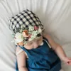 Kinder Prinzessin Hut Mädchen Baby süße Blumen Hof Hut Kinder Sommer Sonnenhut Po Portrait Hut Beanie 240112