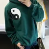 Hoodies masculinos moletom masculino inverno chinês tai estilo polar velo outono e bordado solto moletom para homens