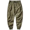 Quick-dry high-elastic lightweight sports pants men spring and summer thin trend thin cargo pants leg-binding casual pants men l 240112