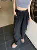 Pantalon Femme JMPRS Américain Hip Hop Femmes Streetwear Cargo Taille Haute Harajuku Lâche Pantalon Occasionnel Poches De Mode Femelle Y2K