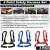 Ceintures de sécurité Accessoires 2 4Pt Harnais de ceinture de sécurité de course à 4 points pour Go-Kart Noir / Bleu / Rouge -Shs01 Drop Delivery Mobiles Moto Dhx8J