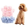 Vestuário para cães Pet Dress Atraente Lace Decor Bowknot Cat Princess T-shirt Suprimentos