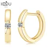 IOGOU 100% kolczyki z GRA 20 mm VVS1 Fine Jewelry Oryginał Prosty 925 srebro dla kobiet 240112