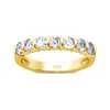Tendência 585 14k 10k anel de bolha de ouro para mulheres Baia de casamento 7 jóias de noivado de pedra com certificado M 240112