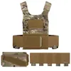 Hunting Jackets Tactical Vest Plate Carrier Set With Mag Pouch Military Shooting Equipments Paintball Cs Army Gear Combat Vests