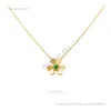 designer jewelry necklace specifications frivole pendant 3 leaf Multiple clover necklace Multiple styles gold rose gold silver crystal diamond necklace mini