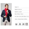 FS European Solid Color Men Red Scarf Brand Designer Style Wool Soft Cashmere Scarves Cachecol Masculino Inverno Winter Shawls 240112