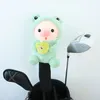 Animals Golf Headcovers Driver Fairway Golf Covers Fit Up To Golf Club Cover Men Lady Mascot Novelty Cute Gift 240112