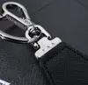 디자이너 Unisex 블랙 키 체인 액세서리 P 키 체인 편지 고급 패턴 자동차 키 체인 보석 선물 키 백을위한 끈