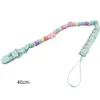 3 Pcs Baby Clips Silicone Chains Teether Straps Holder Teething Toys for Girls Boys Soothie Pacifier Leashes Cute Soother Chain