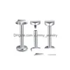 1.2X8Xm 16G or étoile coeur fileté intérieurement haut gemme Labret lèvre Piercing Zircon anneau Tragus boucle d'oreille livraison directe Dh2Ch