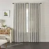 Curtain 84" L X 40" Anti Cold Insulating Thermal Room Set Of 2 Blinds Market Place Gray Ticking Stripe Panel Curtains Partition