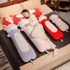 Giant Kawaii Cartoon Dragon Plush Cushion Toys Soft Stuffed Animal Long Pillow For Baby Children Söta gåvor 240113