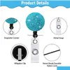 Other Desk Accessories Wholesale Diamond Badges Retractable Pl Id Holder Scalable Card Buckle Drop Delivery Office School Business Ind Dhspt