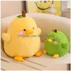 Duck Soft Toy Hy Wy Stitch P Doll 20/30/40 cm Stul Cartoon Pear Funny Fruit Sleep Kussen Gebouwde dieren Kerstcadeau Drop levering Dh0CB