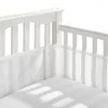 Bumpers In The Crib Crash Barrier Summer Breathable Skin-friendly Heightened Two-piece born Room Accessories 240112