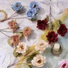 Simulation 3 fausses fleurs de gardénia en soie, Arrangement de décoration de mariage, accessoires d'arrangement floral, sortie d'usine Tianjin Y-