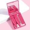 Makeup Brushes Mini 5 Pcs Brush Set Multifunctional Blush Loose Powder Beauty With Mirror Travel Pack Portable For Beginners