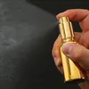 Profumo vuoto a nebbia fine atomizzatore in vetro bottiglie spray riutilizzabili aromaterapia spray cosmetico contenitore shinny oro per il bagno di oli essenziali, bellezza, pulizia dei capelli