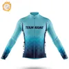 Personalización personalizada Ciclismo Jersey Invierno Hombres Manga larga Chaqueta MTB Bicicleta Cálido Personalizar Nombre del equipo Ropa 240112