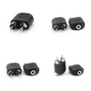 Computer Cables Connectors S 5st 3,5 mm Stereo 3.5 Jack Socket Kvinna till 2 AV RCA Plug Male O Extension Adapter Adapter Gold Plated Dr Otm5i