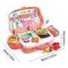 Kids Clay Kit Suche DIY Modelowanie z akcesoriami narzędzia i walizki sztuki rzemiosło Prezent 240112