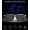 Óculos inteligentes multifuncionais Bluetooth Wifi com câmera podem ser conectados à Internet Vídeo Óculos de sol polarizados ao vivo