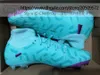 Send With Bag Quality Football Boots Phantoms Luna Elite FG Socks Soccer Cleats For Mens Leather Comfortable Training High Ankle Knit Football Shoes Size US 6.5-12